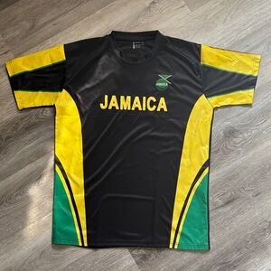 Jamaica Black and Yellow Soccer Jersey